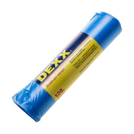 Мешки для мусора DEXX голубые 120 л (10 шт)