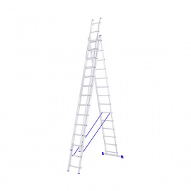 Лестница трехсекционная Masterado 3х17 алюминиевая 12,63 м