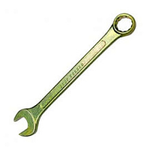 Ключ комбинированный Сибртех желтый цинк 10 мм