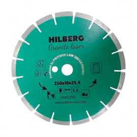 Диск алмазный Hilberg Granite Laser HMG250 сегментный 250 мм