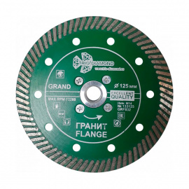 Диск алмазный Trio-Diamond Grand Ultra Turbo Granite Flange GRF832 с фланцем 125 мм