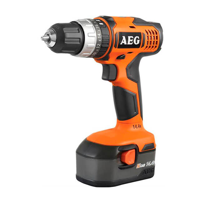 Дрель аккумуляторная ударная AEG BSB 14G2 NC-142C, 14,4 В, 1,4 Ач