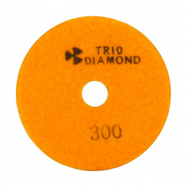 Круг алмазный шлифовальный Trio-Diamond гибкий № 300 мокрая шлифовка 125 мм