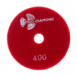 Круг алмазный шлифовальный Trio-Diamond гибкий № 400 сухая шлифовка 100 мм