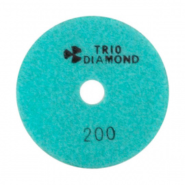 Круг алмазный шлифовальный Trio-Diamond гибкий № 200 мокрая шлифовка  100 мм