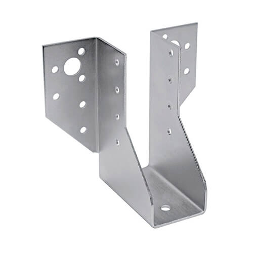 Опора бруса открытая OBR R-75x100 толщина 2 мм