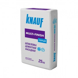 Шпаклевка цементная Knauf multi-finish финишная 25 кг