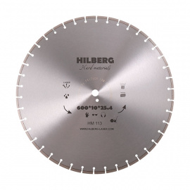 Диск алмазный Hilberg Hard Materials Лазер HM113 сегментный 600 мм