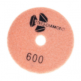 Круг алмазный шлифовальный Trio-Diamond гибкий № 600 сухая шлифовка 100 мм