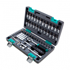 Набор инструментов Stels в кейсе 1/4", 57 предметов