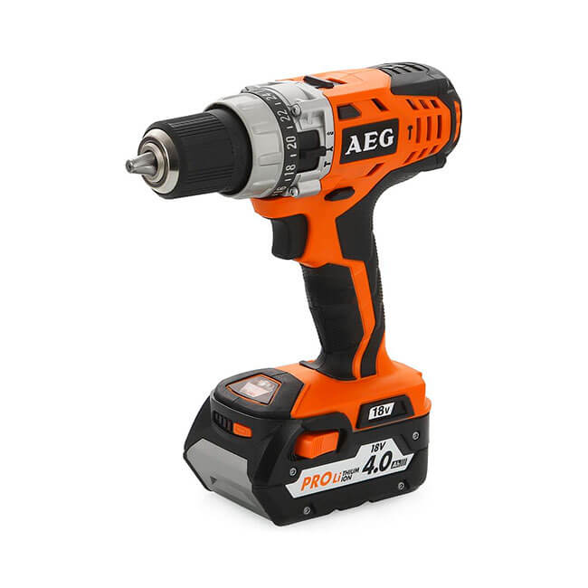Дрель аккумуляторная ударная AEG BSB 18C LI-402C, 18 В, 4,0 Ач