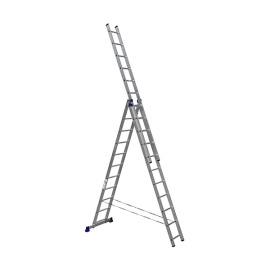 Лестница трехсекционная Alumet H3 5311 универсальная 3х11 алюминиевая 7,3 м