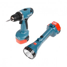 Дрель-шуруповерт аккумуляторная Makita 6281DWALE 14.4 В, 2 Ач