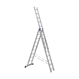Лестница трехсекционная Alumet H3 5310 универсальная 3х10 алюминиевая 6.46 м
