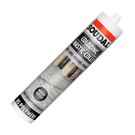 Клей-герметик полимерный Soudal Colozinc для металлочерепицы, серый 290 мл