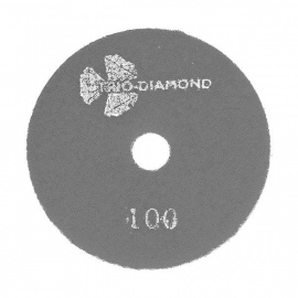 Круг алмазный шлифовальный Trio-Diamond гибкий № 100 сухая шлифовка 125 мм