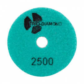 Круг алмазный шлифовальный Trio-Diamond гибкий № 2500 мокрая шлифовка 100 мм