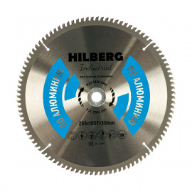 Диск пильный Hilberg Industrial HA255 по алюминию 100 зубьев 255х30 мм