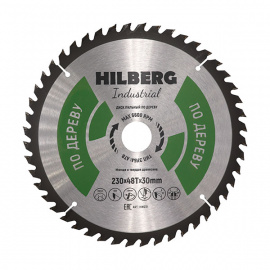 Диск пильный Hilberg Industrial HW231 по дереву 48 зубьев 230х30 мм