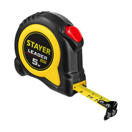 Рулетка измерительная Stayer Professional Leader обрезиненный корпус 5 м