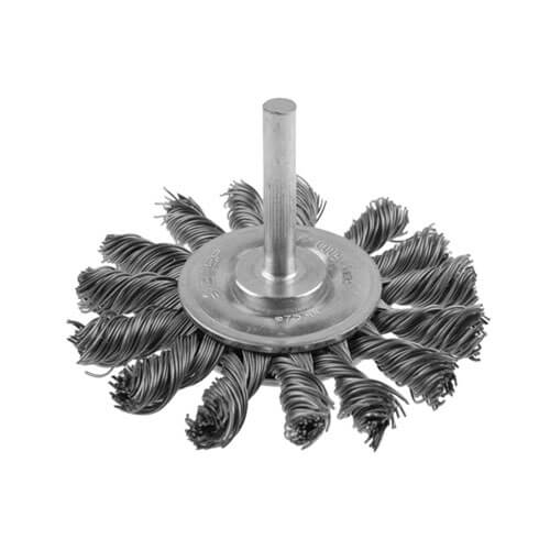 Щетка дисковая для дрели Зубр Эксперт плетеная проволока 100 мм