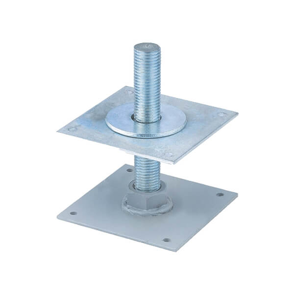 Анкер регулировочный по высоте ARH(120)-24, 120х120 мм, толщина 4 мм