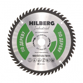 Диск пильный Hilberg Industrial HW182 по дереву 56 зубьев 180х20мм