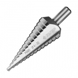 Сверло по металлу ступенчатое Зубр Профессионал быстрорежущая сталь 4-30 мм