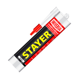 Герметик силиконовый Stayer Master универсальный белый 260 мл