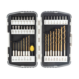 Биты и свёрла в наборе Matrix с магнитным адаптером 40 предметов