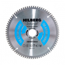 Диск пильный Hilberg Industrial HA216 по алюминию 80 зубьев 216х30 мм