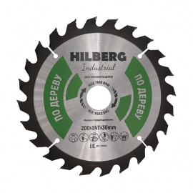 Диск пильный Hilberg Industrial HW201 по дереву 48 зубьев 200х30 мм