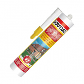 Герметик силиконовый Soudal нейтральный, черный 280 мл