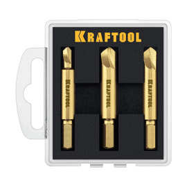 Набор экстракторов Kraftool для выкручивания крепежа 3 предмета