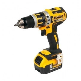 Дрель аккумуляторная DeWALT DCD737P2 ударная, 14,4 В, 5,0 Ач