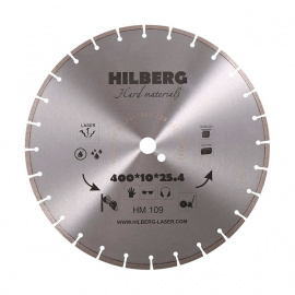 Диск алмазный Hilberg Hard Materials Лазер HM109 сегментный 400 мм
