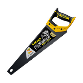 Ножовка по дереву Stayer Cobra Black универсальный зуб 7TPI, 400 мм