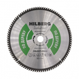 Диск пильный Hilberg Industrial HW317 по дереву 100 зубьев 315х30 мм