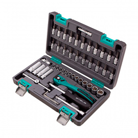 Набор инструментов Stels в кейсе 1/4", 47 предметов