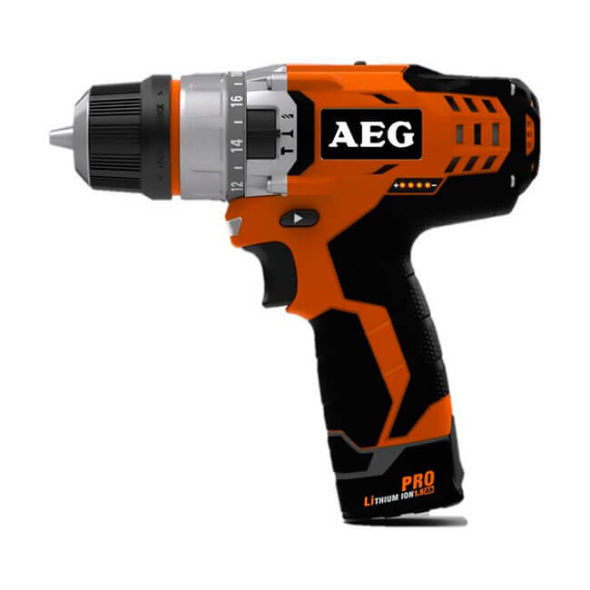 Дрель аккумуляторная AEG BS 12C2 LI-152B X5, 12 В, 1,5 Ач