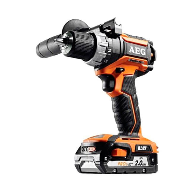 Дрель аккумуляторная AEG BS 18CBL LI-202C, 18 В, 2,0 Ач