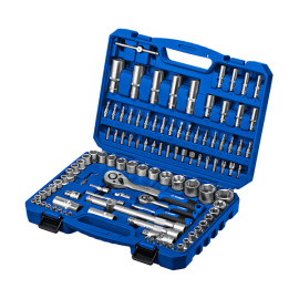 Головки торцевые в наборе Зубр Профессионал 1/2"+1/4", 4-32 мм, 110 предметов