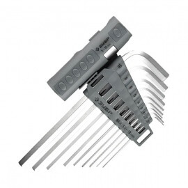 Ключи шестигранные в наборе Зубр Эксперт удлиненные HEX 1.5-10 мм, 9 шт