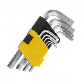 Ключи шестигранные в наборе Stayer Master короткие HEX 1.5-10 мм, 9 шт
