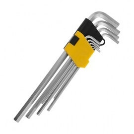 Ключи шестигранные в наборе Stayer Master удлиненные HEX 1.5-10 мм, 9 шт
