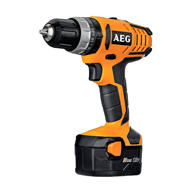 Дрель аккумуляторная ударная AEG BSB 12G2 NC-142C, 12 В, 1,4 Ач