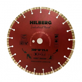 Диск алмазный Hilberg Industrial Hard Laser HI807 турбо-сегментный 300 мм