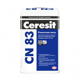 Наливной пол Ceresit CN 83 для ремонта бетона 25 кг