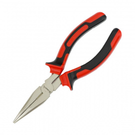 Длинногубцы изогнутые Matrix Nickel двухкомпонентные рукоятки 160 мм