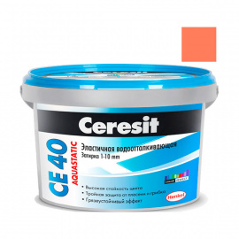 Затирка Ceresit CE 40 Aquastatic, эластичная, цвет какао N52, 2 кг